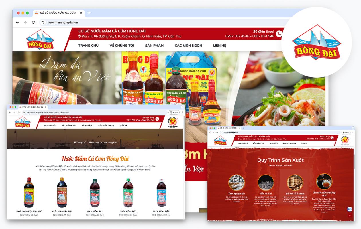 Dự án Website Cơ Sở Nước Mắm