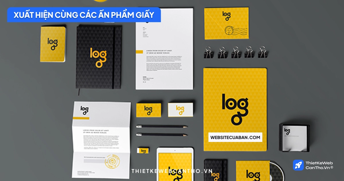 Đặt trang web cùng các ấn phẩm giấy, đưa trang web đến khắp mọi nơi, thông báo với mọi người rằng bạn đang có một trang thông tin doanh nghiệp